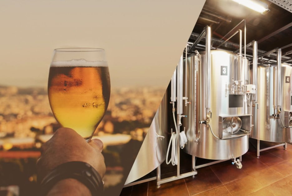 La industria alimenticia emplea la filtración en la producción de bebidas como cervezas.