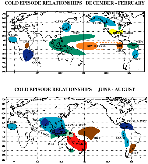 cambios de la temperatura en el mundo